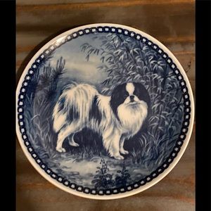 Japanese Chin  Plate made in Denmark